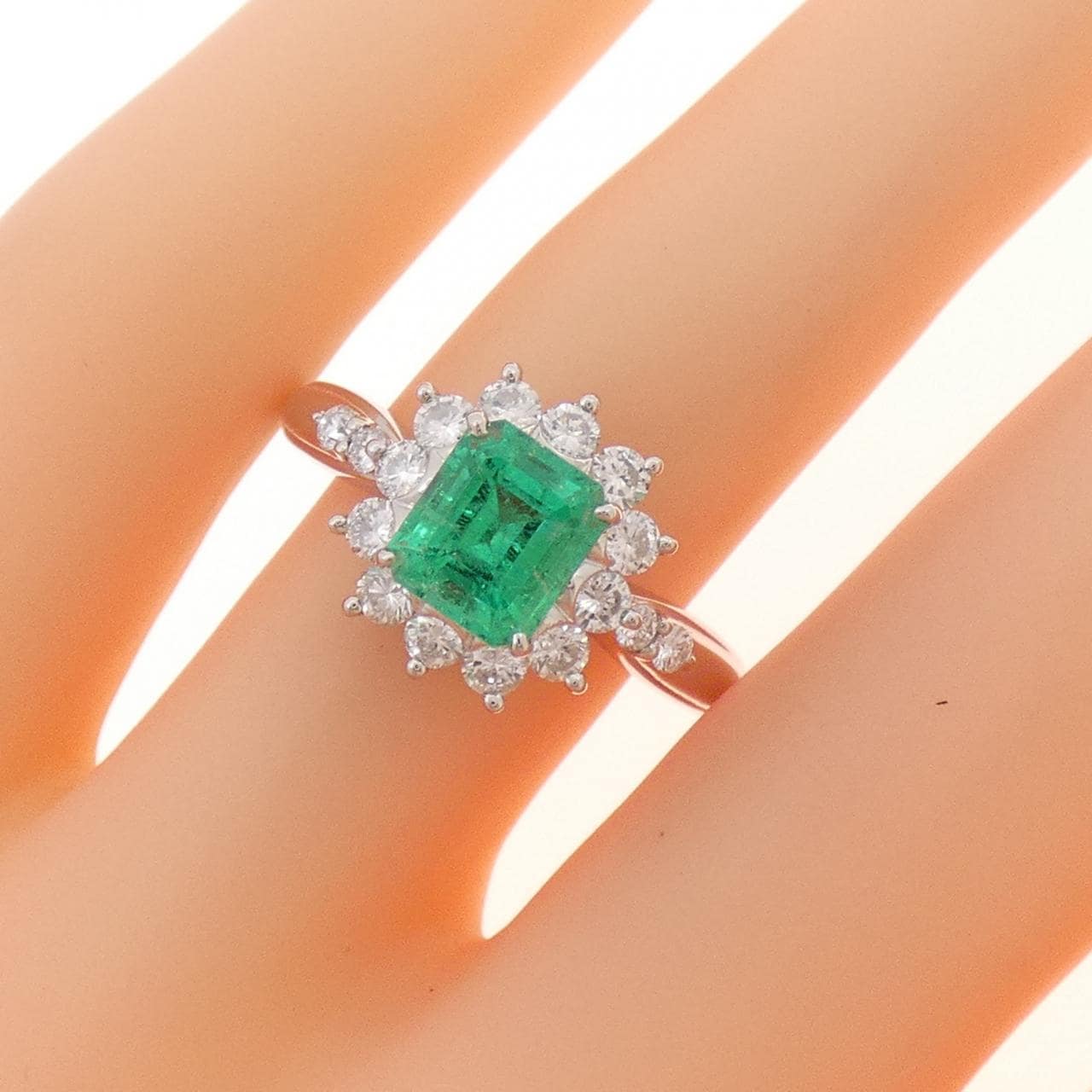 PT900翡翠戒指1.18CT