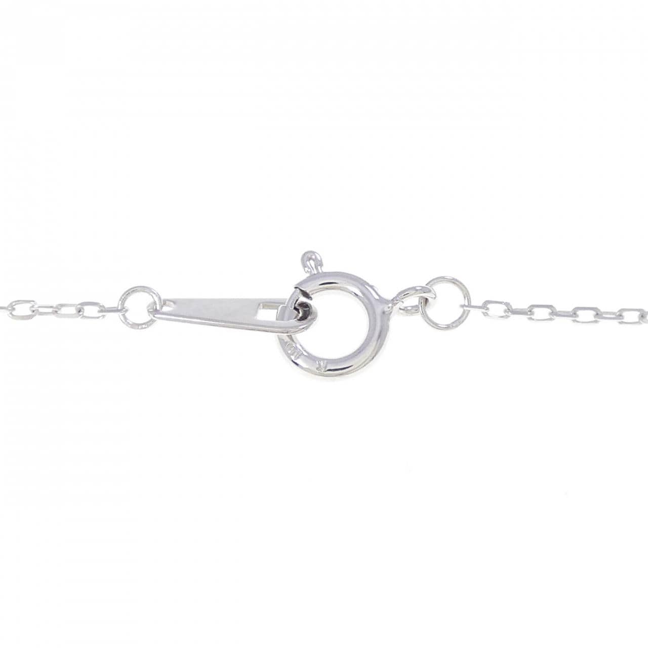 K10WG バタフライ アクアマリン ネックレス