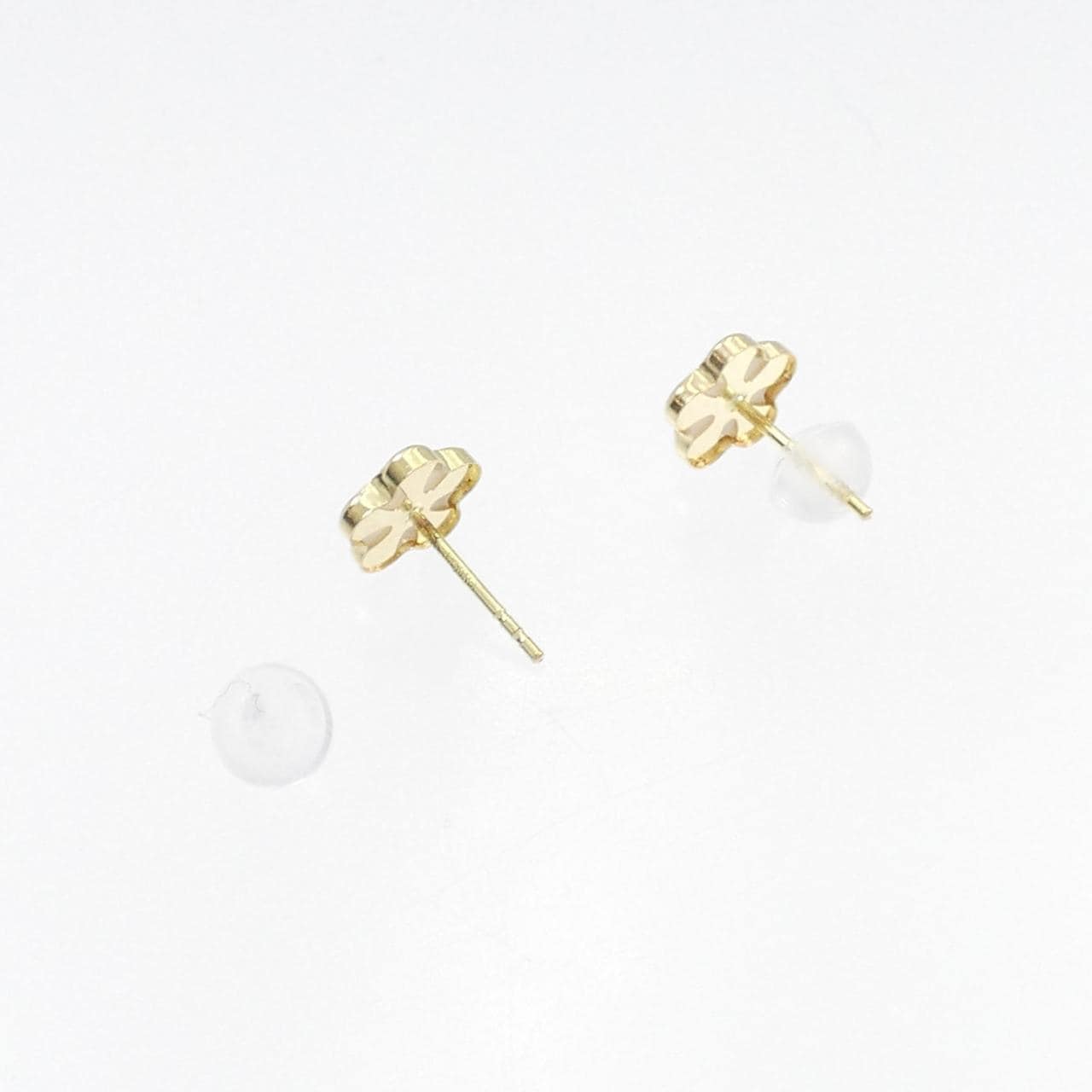 【新品】750YG フラワー マザーオブパール ピアス