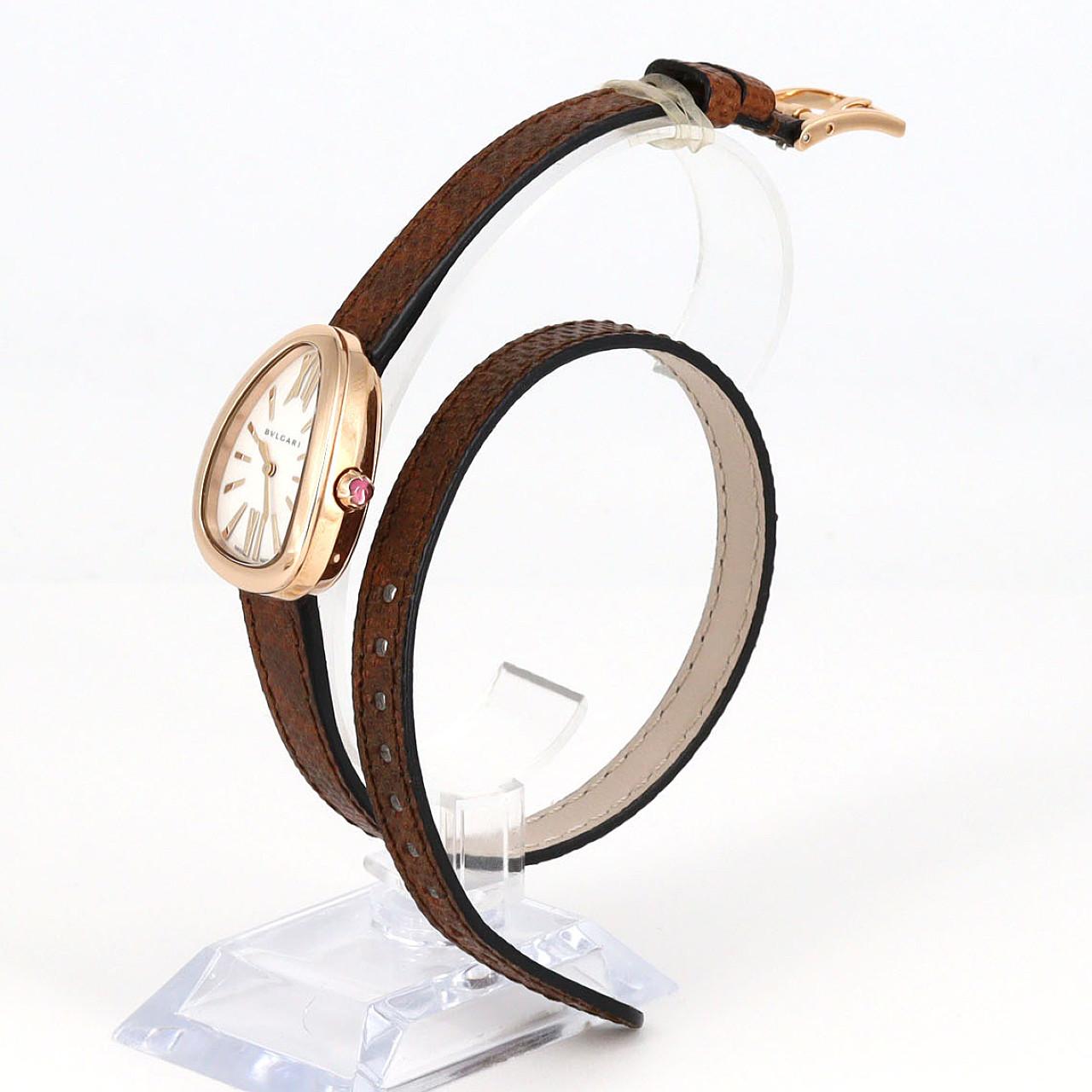 【新品】ブルガリ セルペンティ･ダブルスパイラル PG 102919/SPP32WGL PG･RG クォーツ