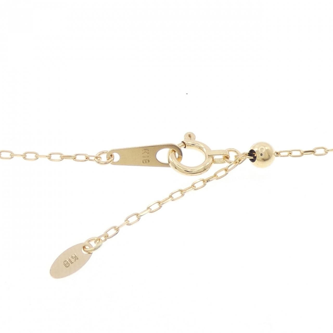 K18YG ダイヤモンド ネックレス 0.20CT