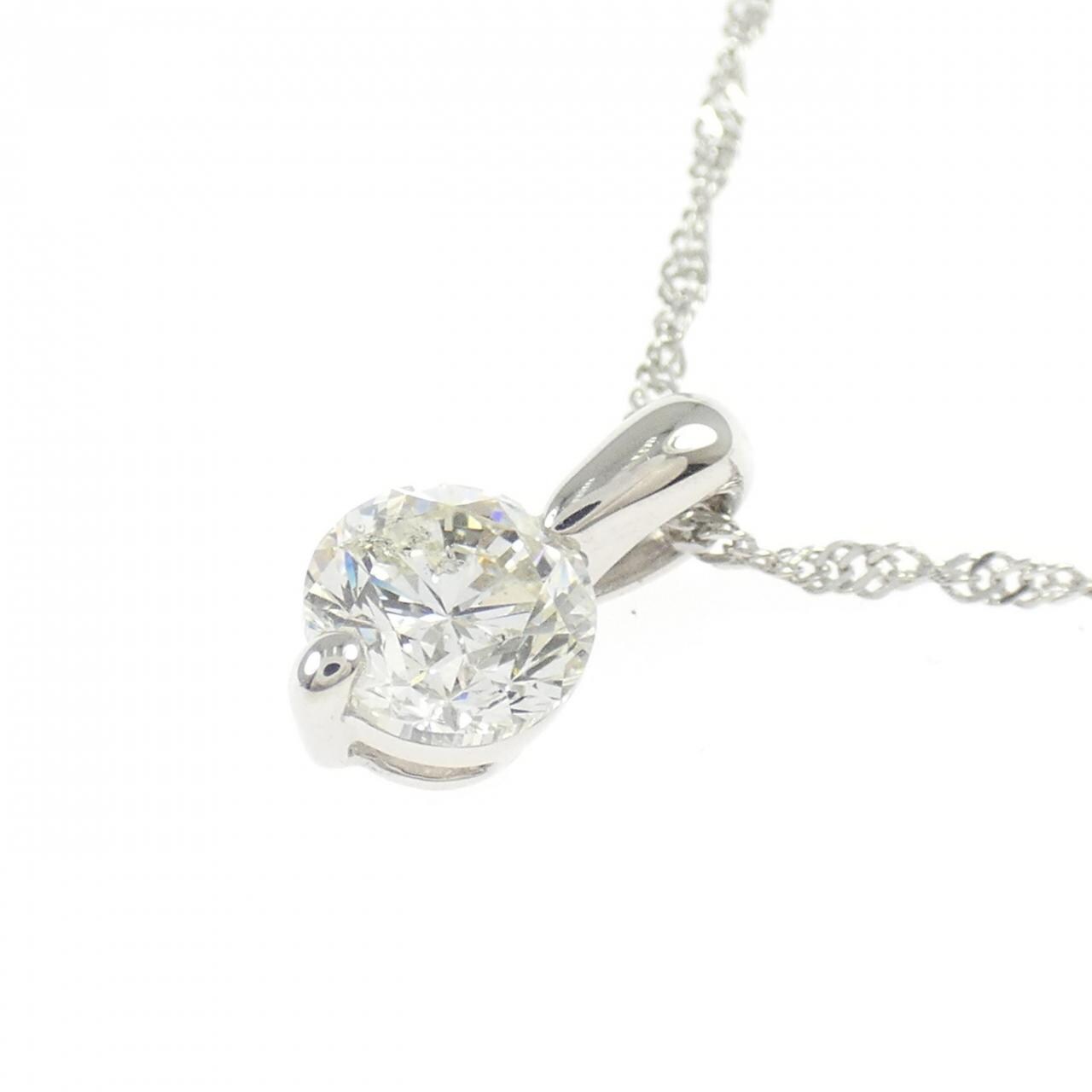 PT900/PT850 ソリティア ダイヤモンド ネックレス 1.007CT