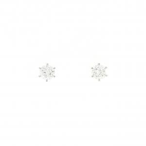 【リメイク】PT900/ST ダイヤモンド ピアス 0.312CT 0.313CT F VS1-2 VG
