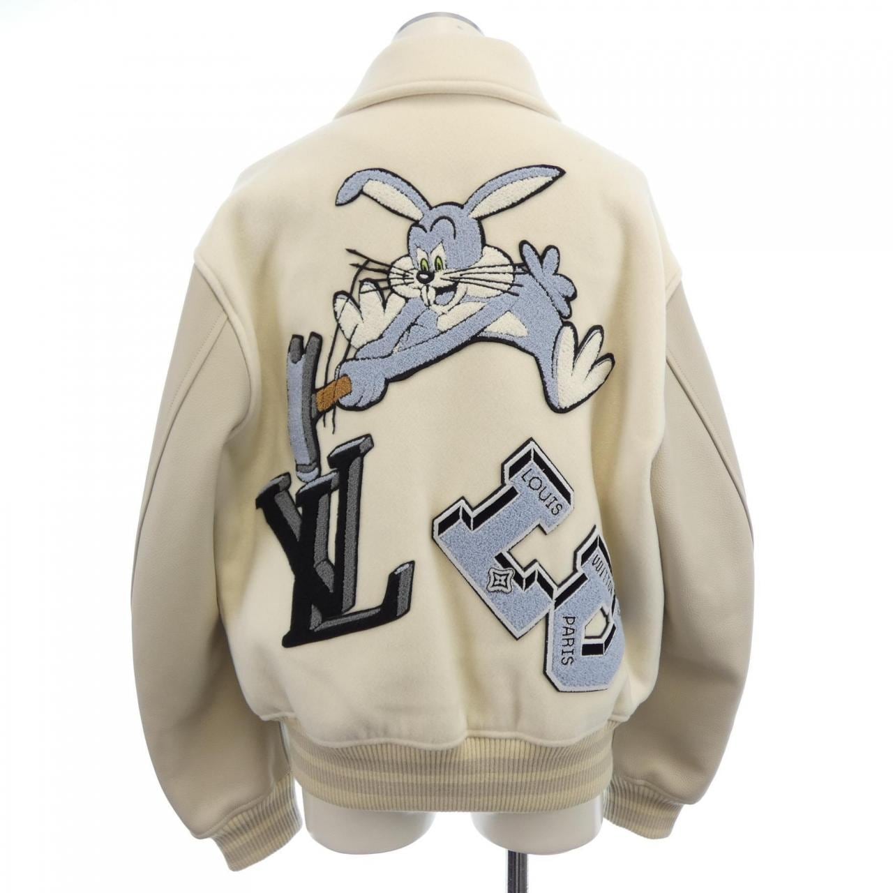 ルイヴィトン LOUIS VUITTON マルチパッチミックスドレザーバーシティブルゾン HNL91EMJY スタジャン