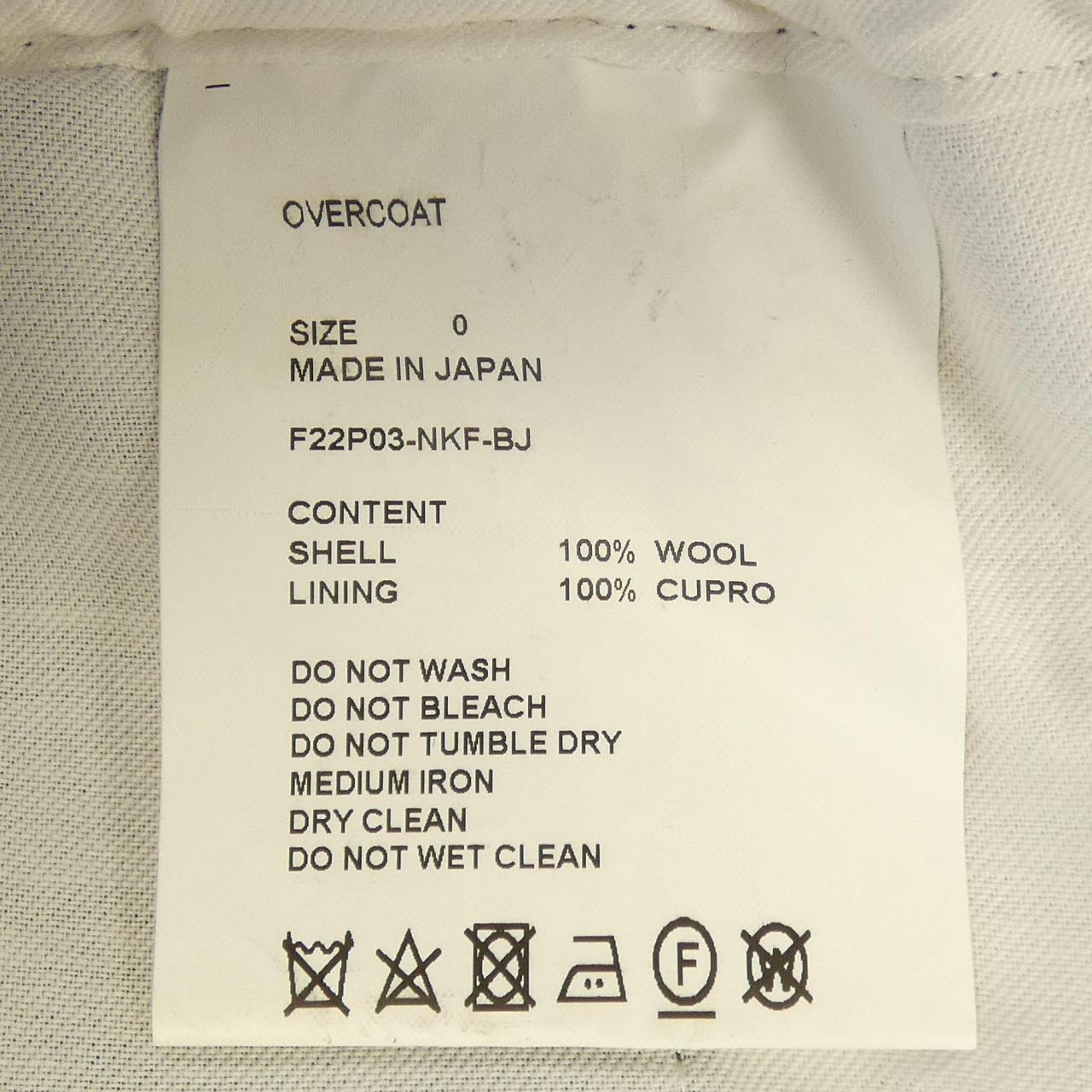 オーバーコート OVERCOAT F22P03-NKF-BJ パンツ