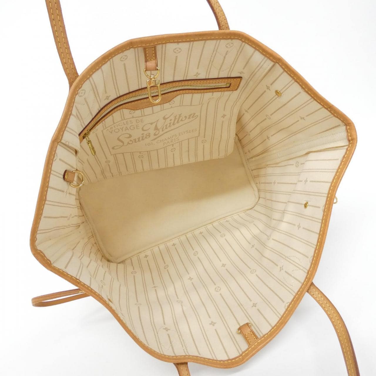 ルイヴィトン ダミエ アズール ネヴァーフル MM N51107 バッグ