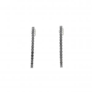 K14WG ダイヤモンド ピアス 0.36CT