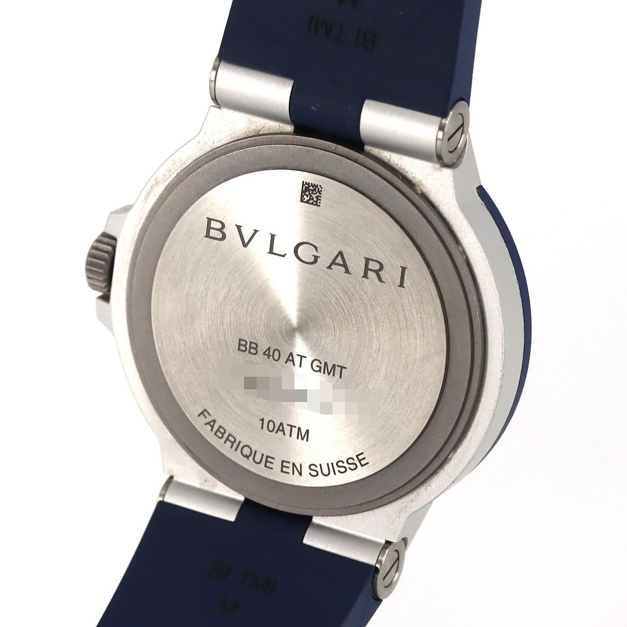 【ノーメンテナンス還元価格】ブルガリ ブルガリアルミニウムGMT BB40ATGMT/103554 アルミニウム 自動巻