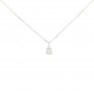 K18WG ダイヤモンド ネックレス 0.12CT
