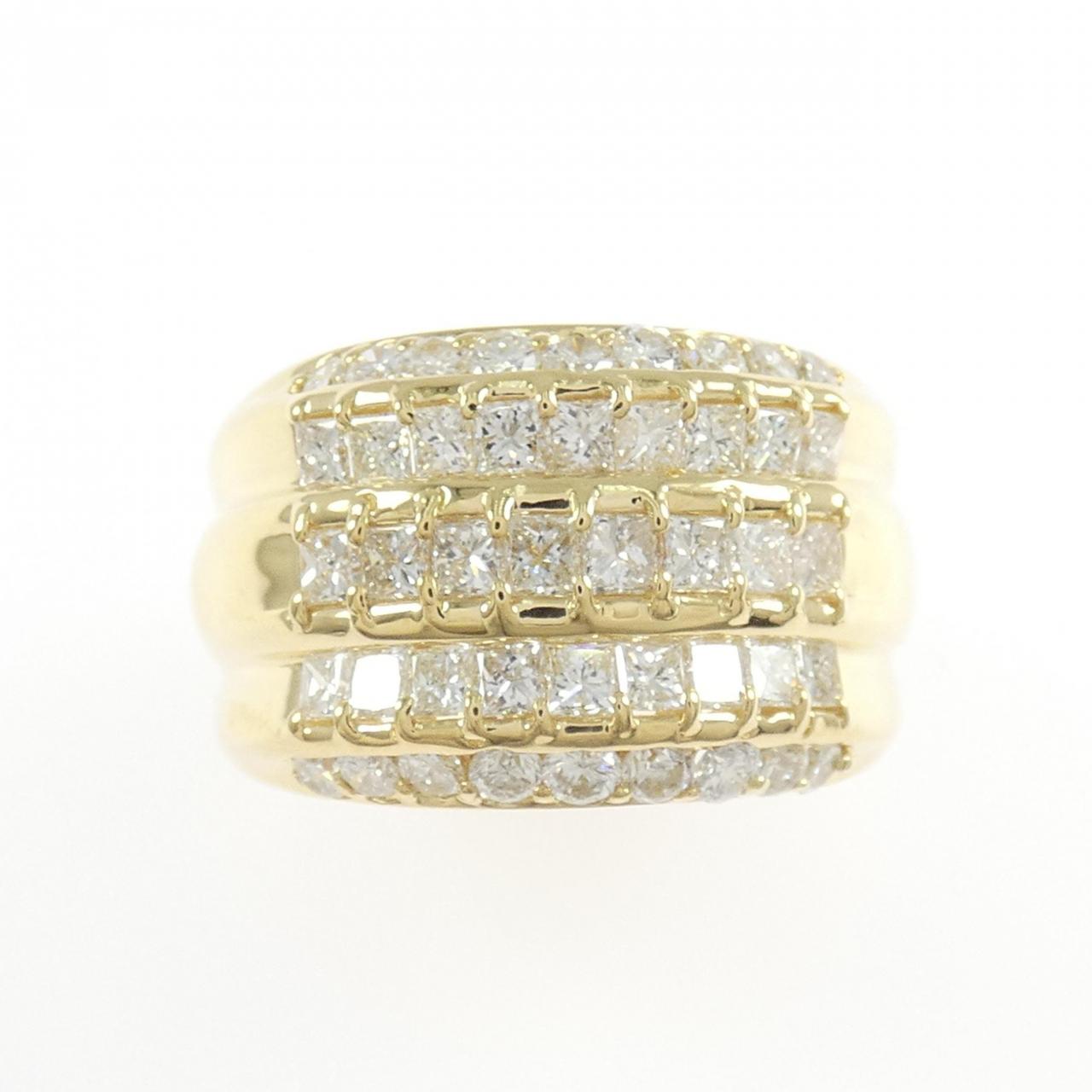 K18YG ダイヤモンド リング 1.54CT