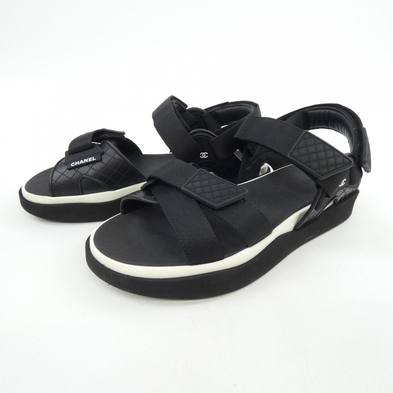 シャネル CHANEL G45084B13300 サンダル