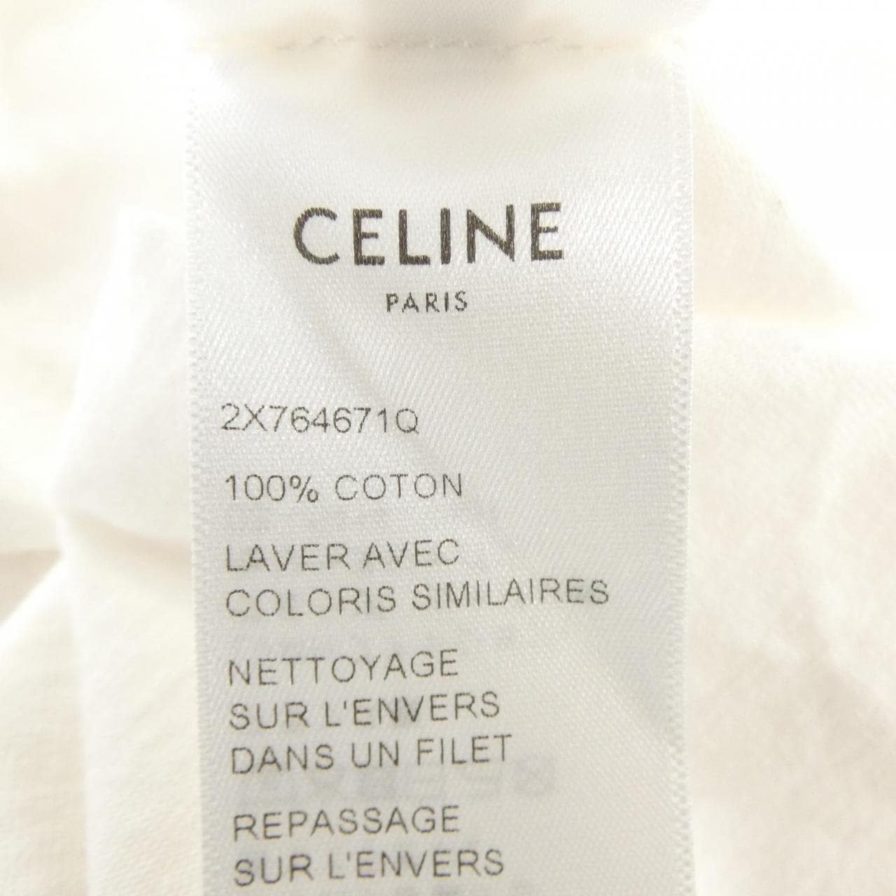 セリーヌ CELINE CELINEプリント ルーズTシャツ 2X764671Q Tシャツ