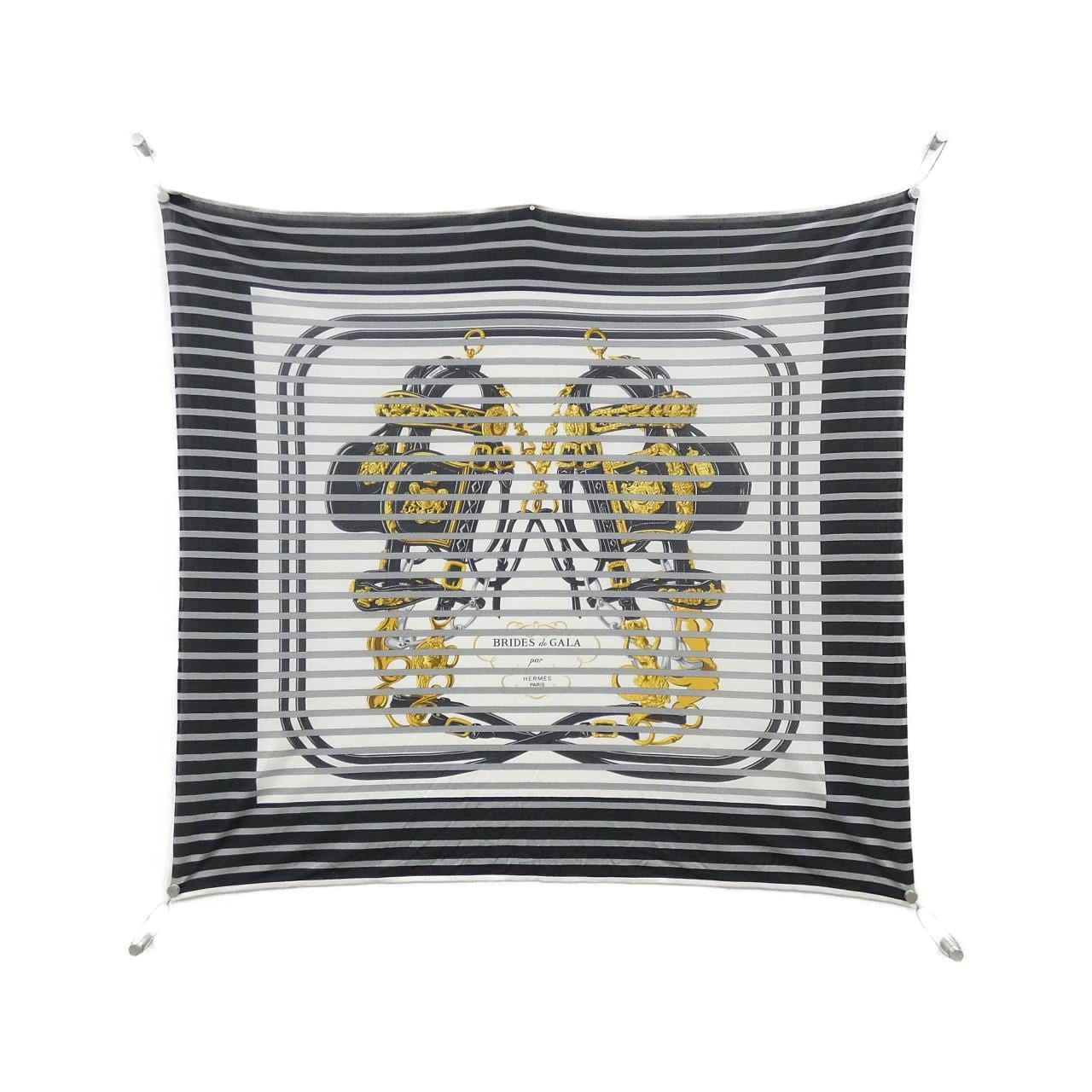 HERMES BRIDES DE GALA Smooth Carre Scarf