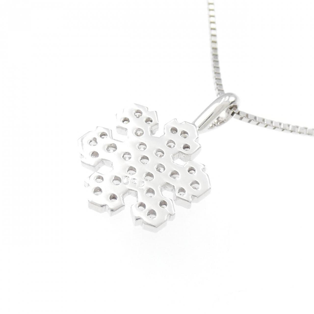 750WG Snowflake Diamond Necklace