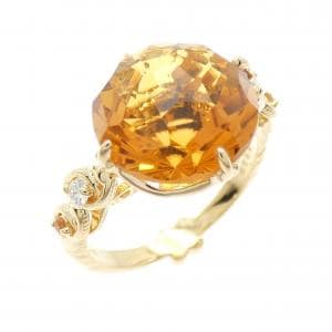 K18YG カラーストーン リング