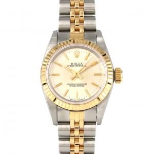ロレックス オイスターパーペチュアル 67193 SSxYG 自動巻 X番