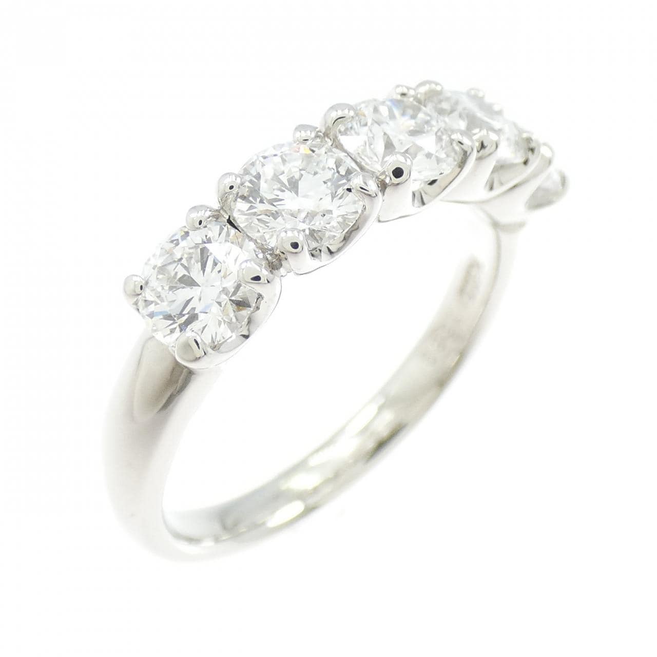 【リメイク】PT900 ダイヤモンド リング 1.539CT D VVS1-2 3EXT H&C-EXT H&C