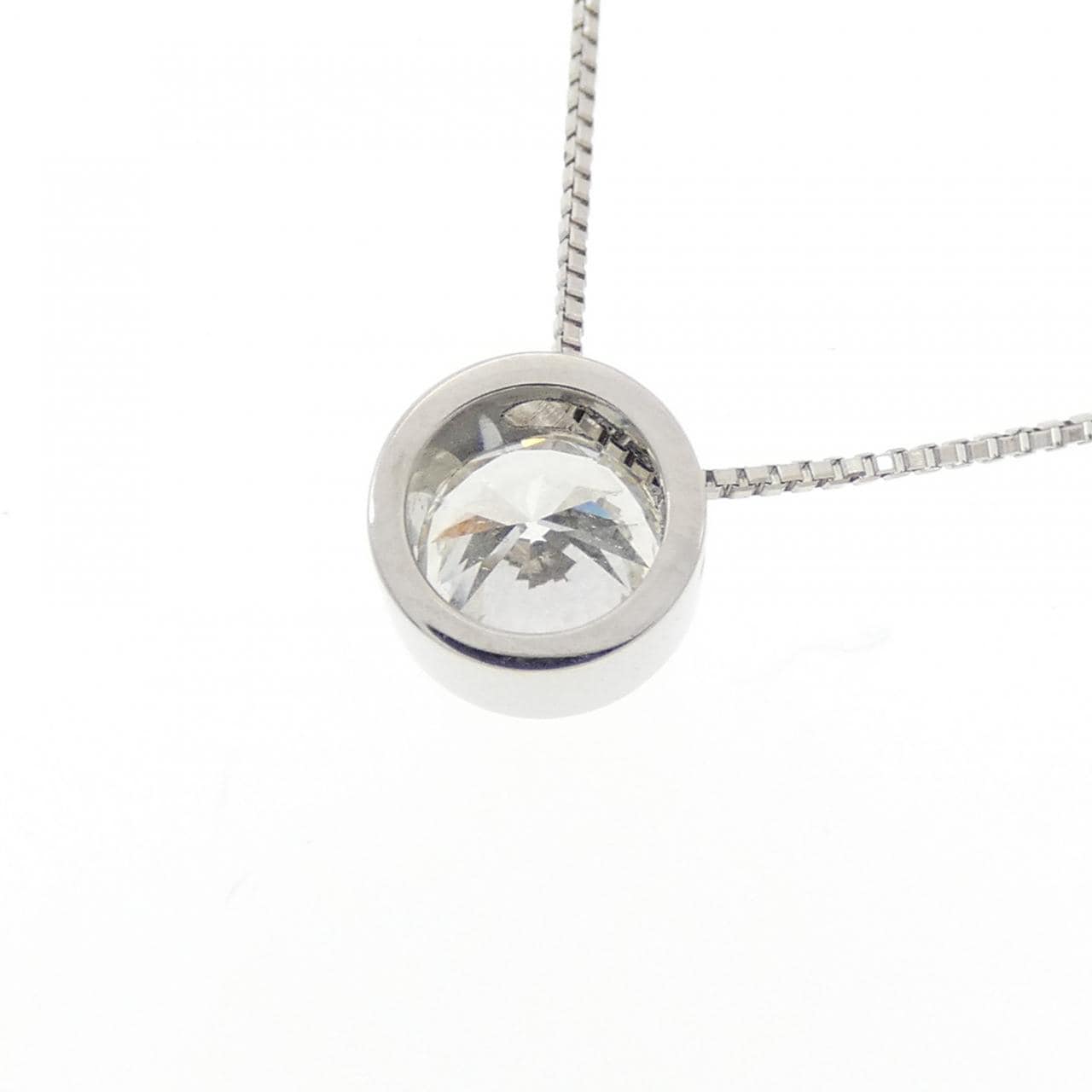 PT850 ソリティア ダイヤモンド ネックレス 0.60CT