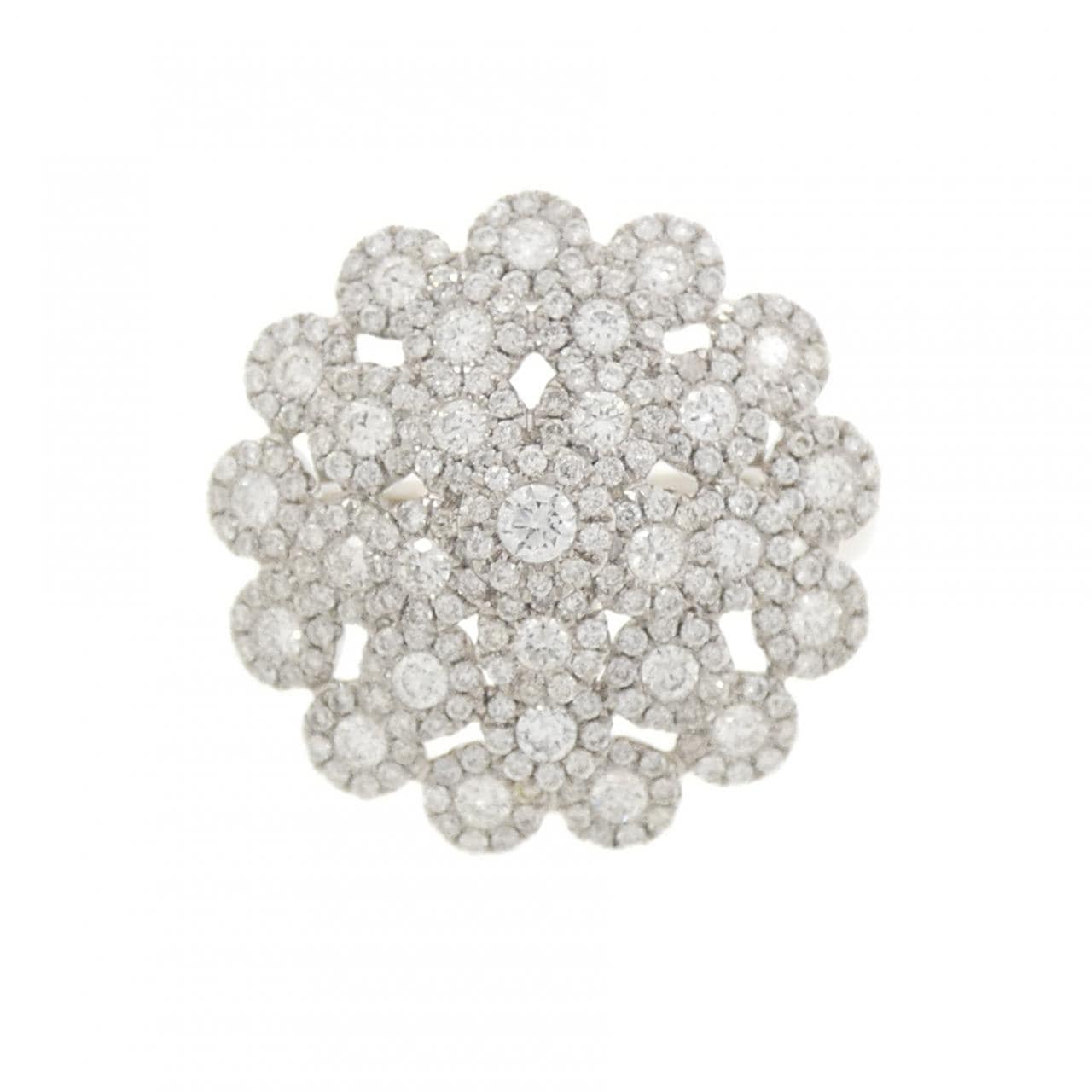 K18WG ダイヤモンド リング 0.99CT