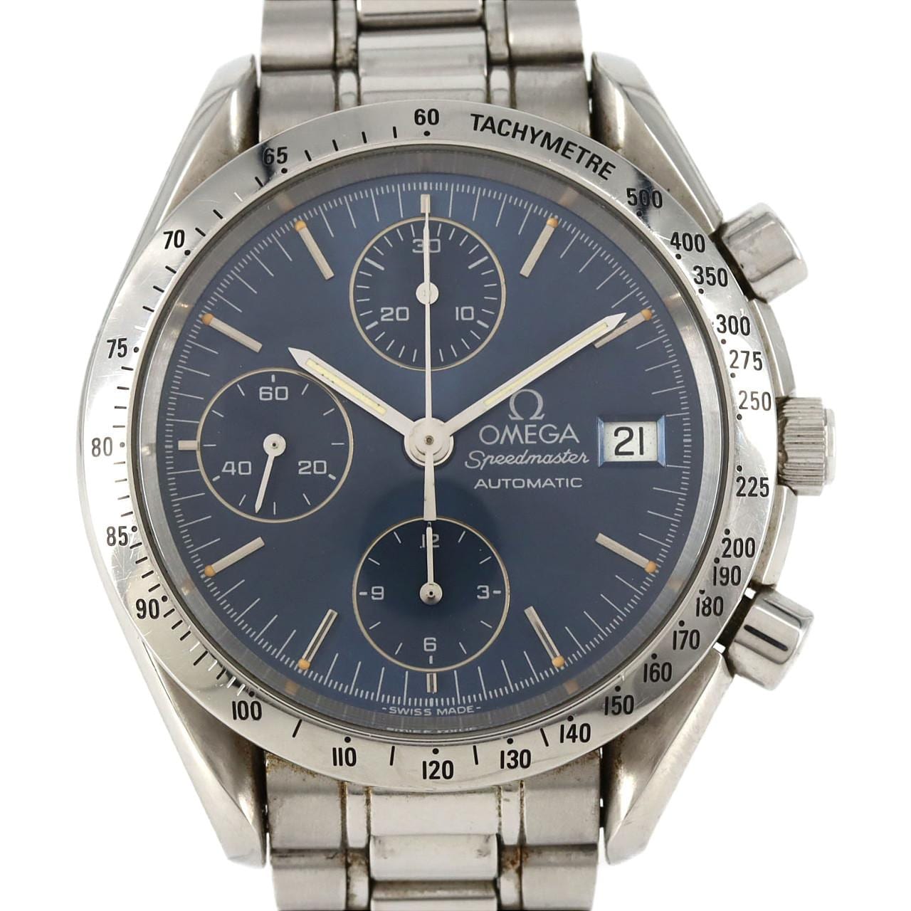 【ノーメンテナンス特価】オメガ スピードマスターデイト 3511.80 SS 自動巻