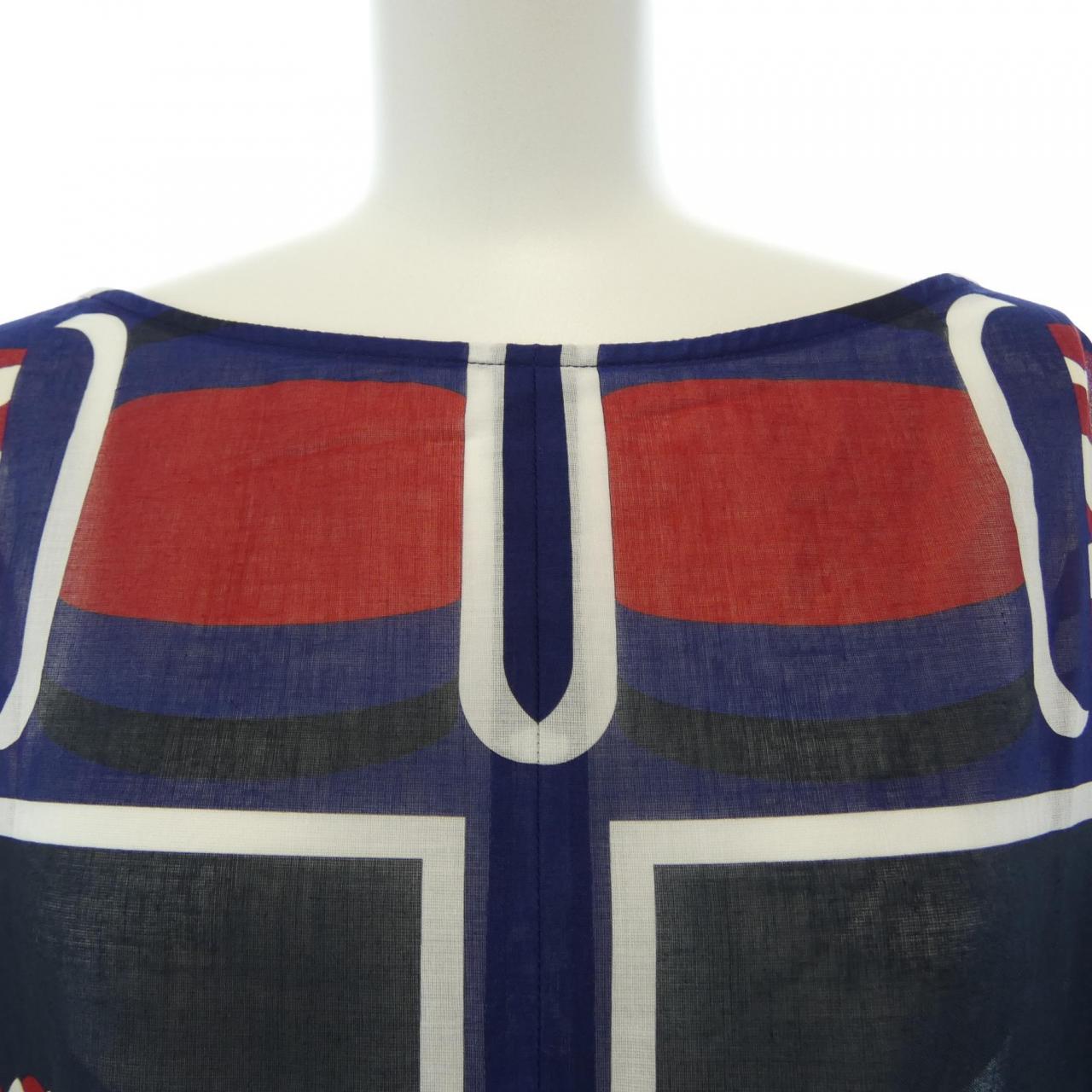 エルメス HERMES CANOE PAREO 3E3516DE ビーチカフタン ワンピース