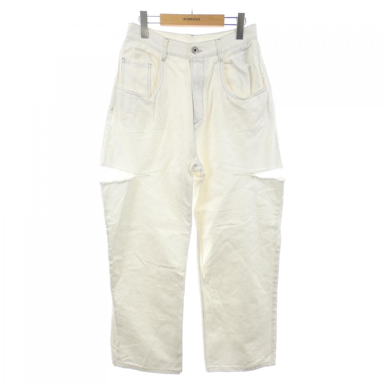 メゾンマルジェラ Maison Margiela デニムジーンズ スラッシュディテール S51LA0106 ジーンズ