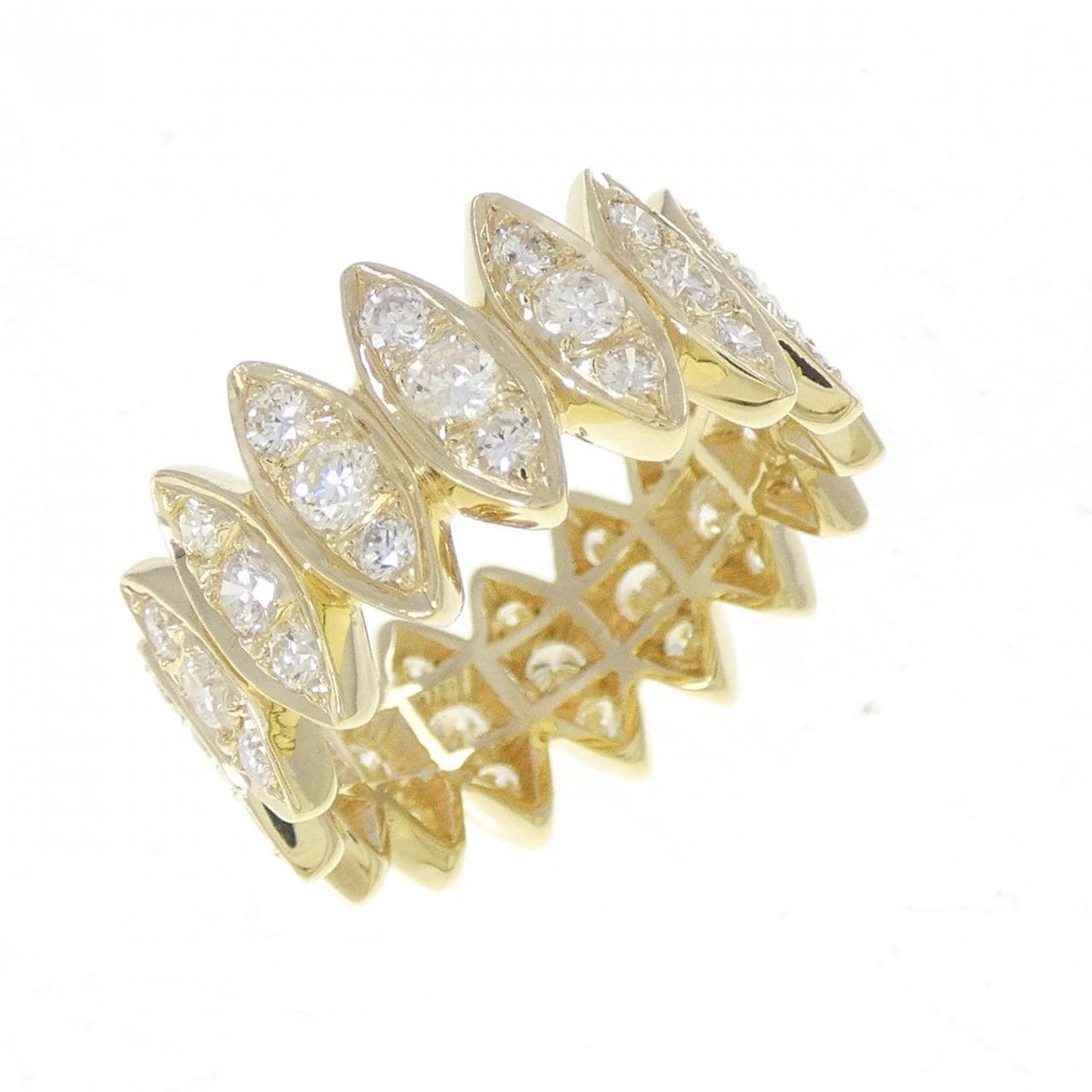 K18YG ダイヤモンド リング