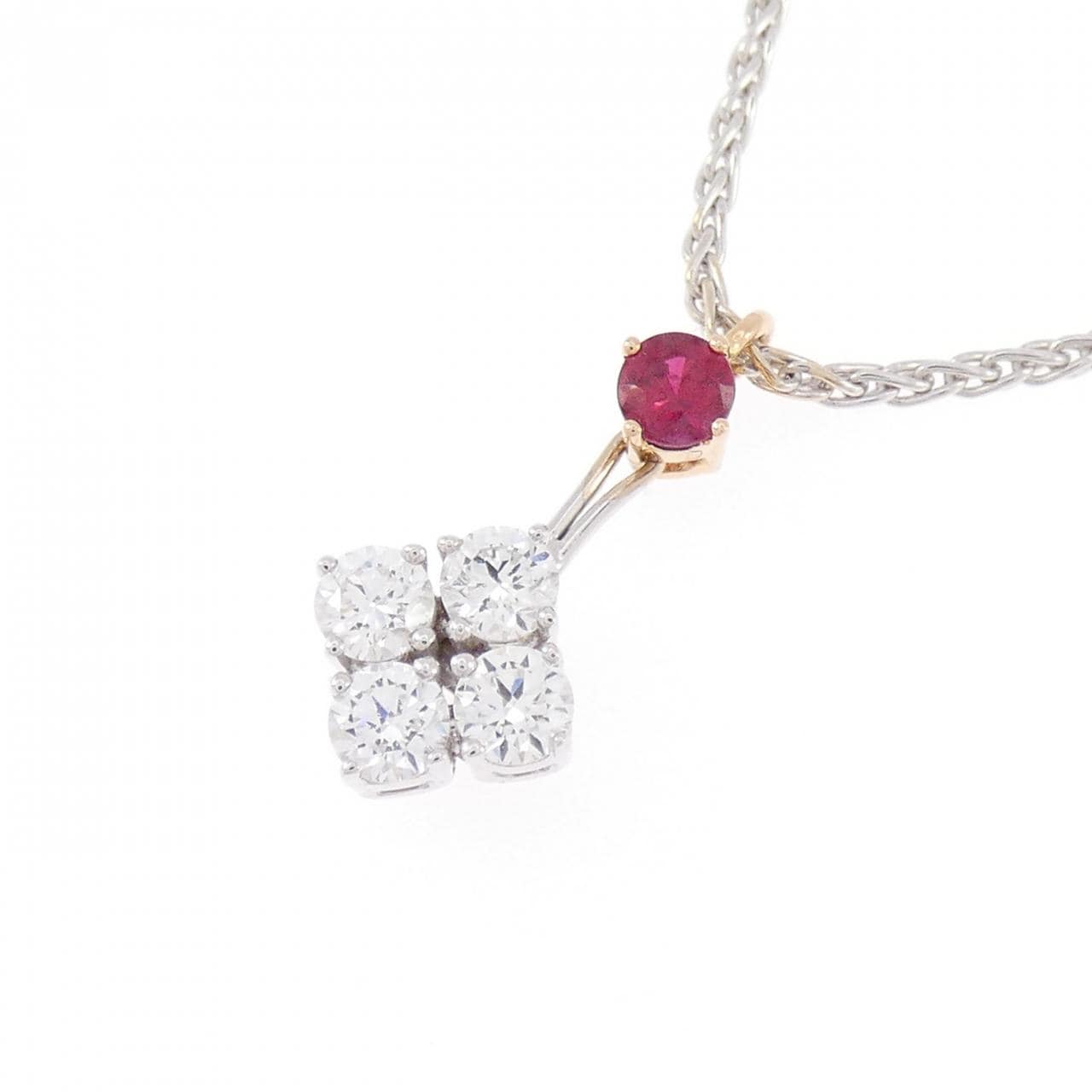 ピキョッティ ルビー ネックレス 0.16CT