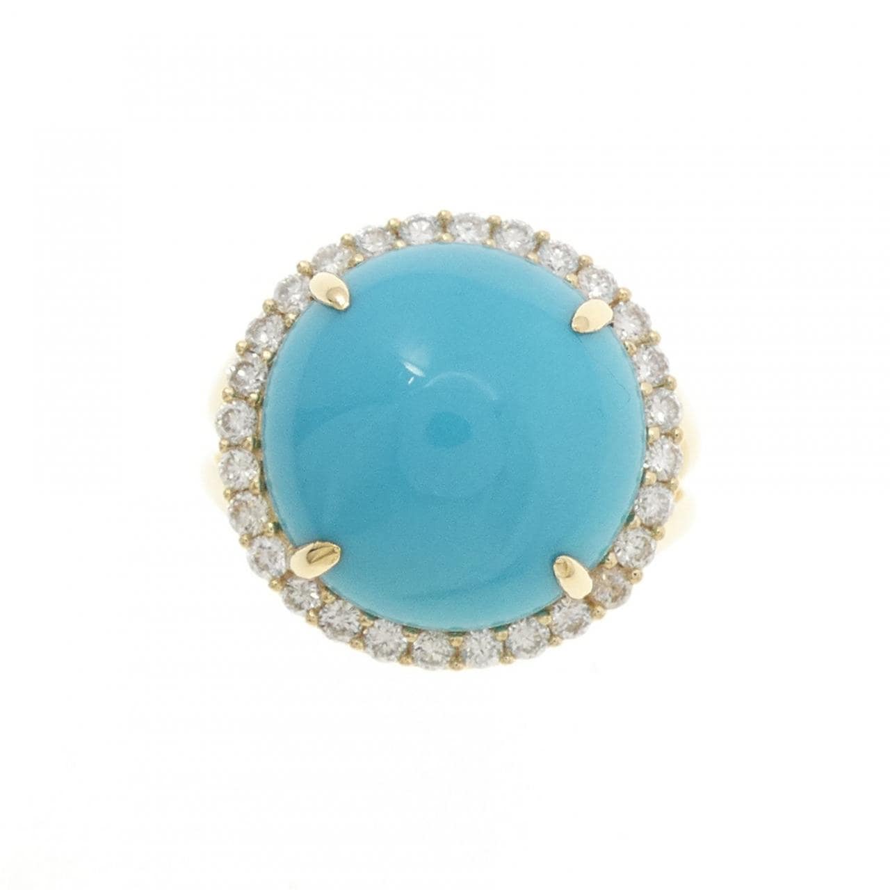 ジーエスティービー ターコイズ リング 7.00CT