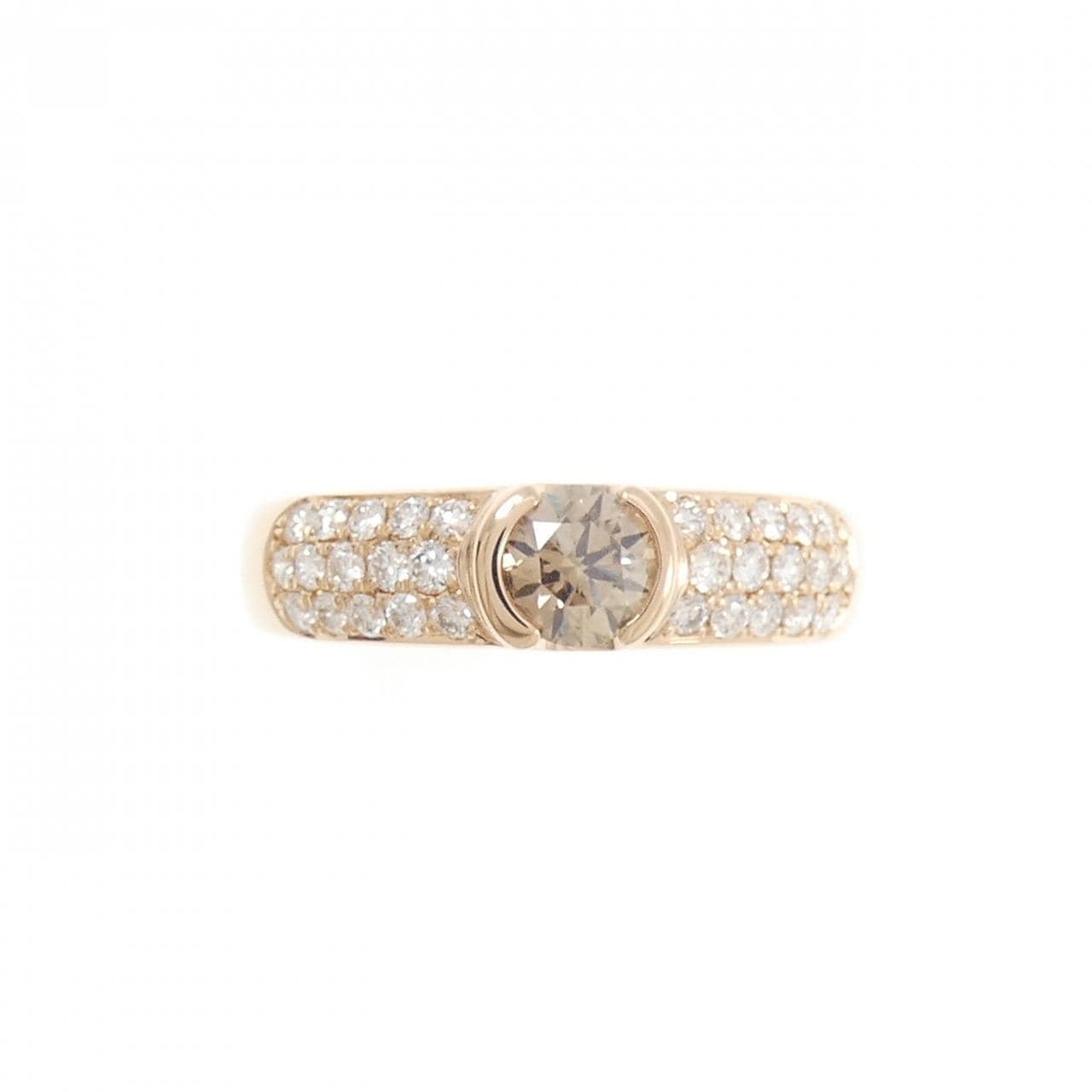K18PG ダイヤモンド リング 0.450CT