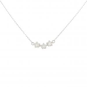 PT950/PT850 ダイヤモンド ネックレス 0.18CT