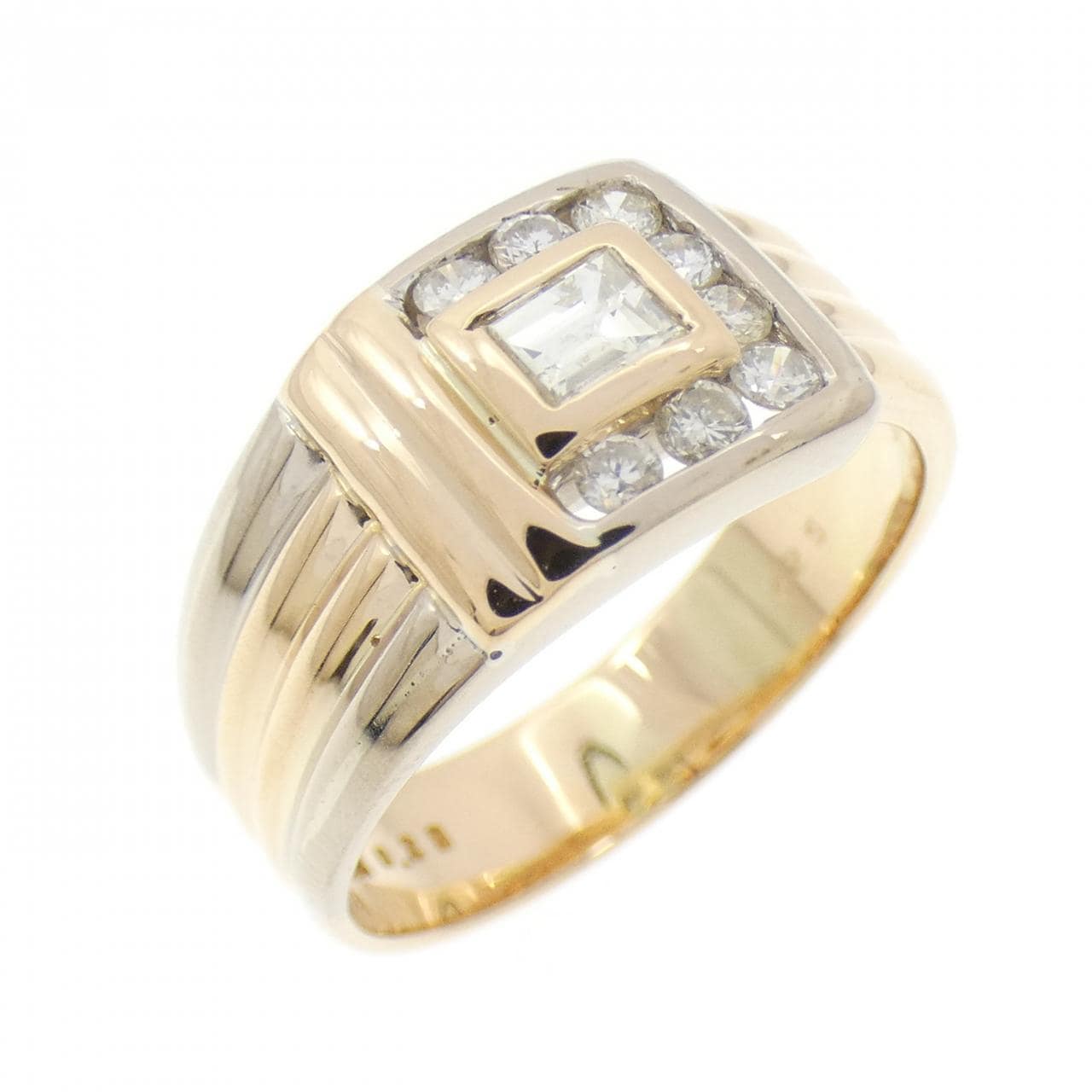 750YG/750WG ダイヤモンド リング 0.25CT