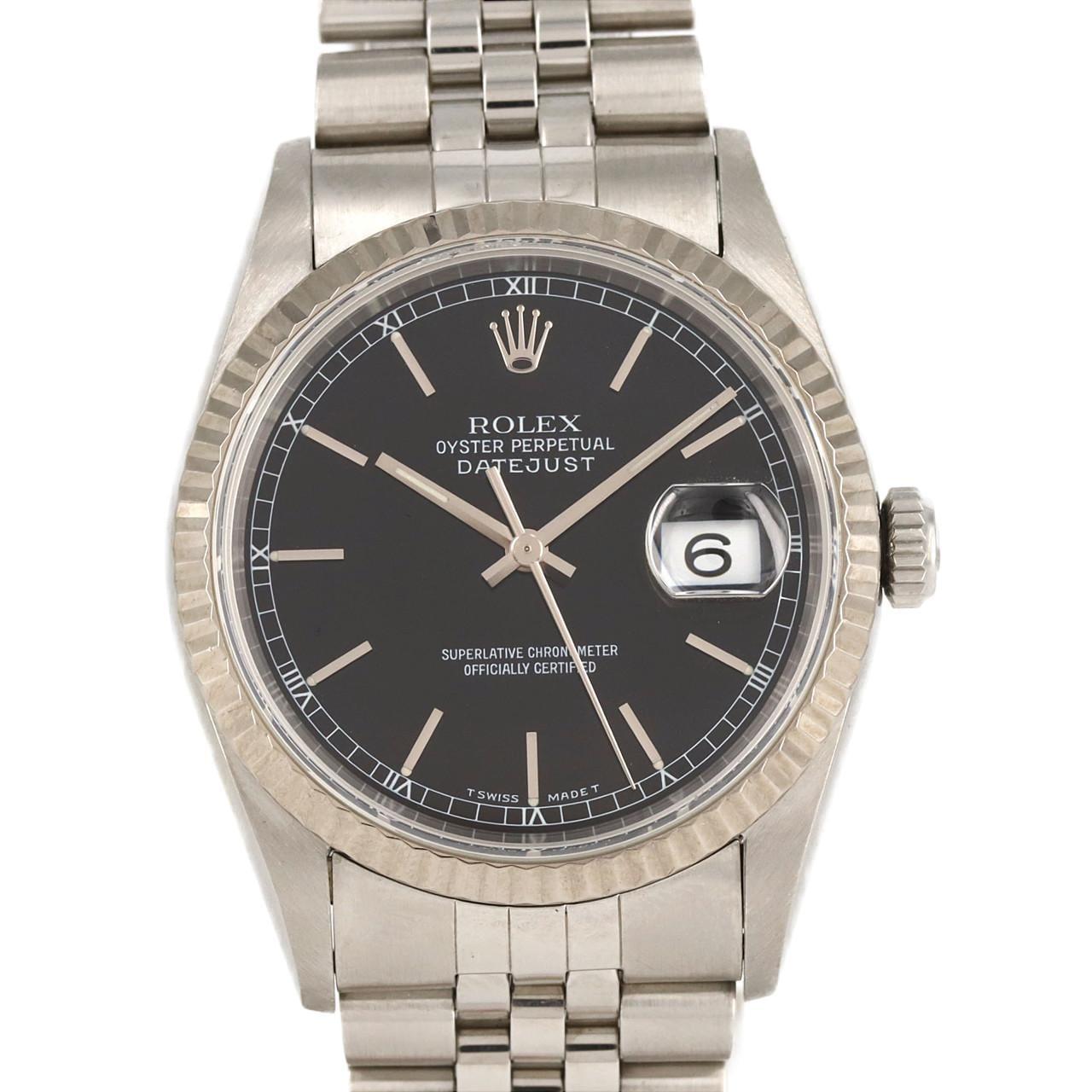 ROLEX Datejust 16234 SSxWG自動上弦W 編號