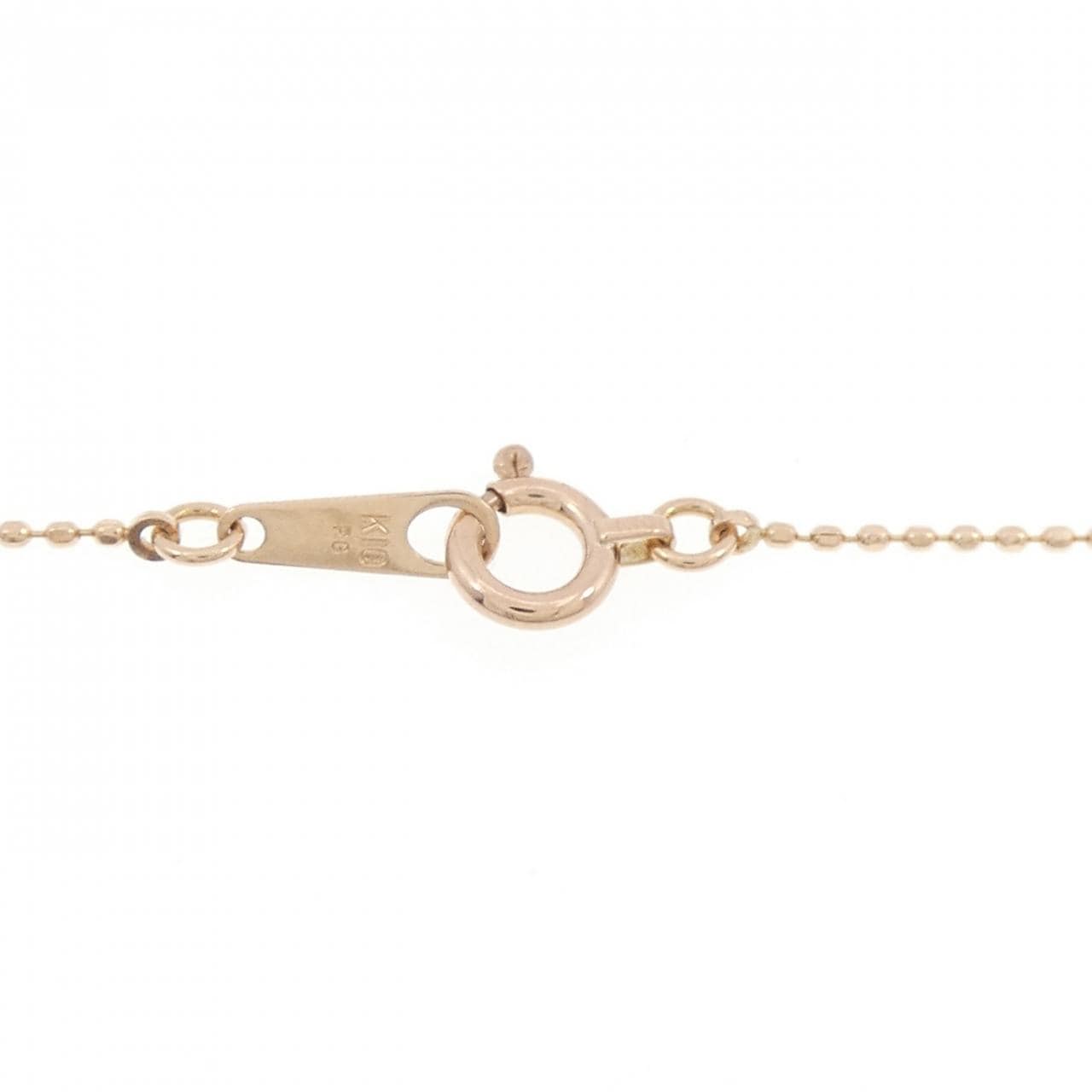 K10PG ダイヤモンド ネックレス 0.10CT