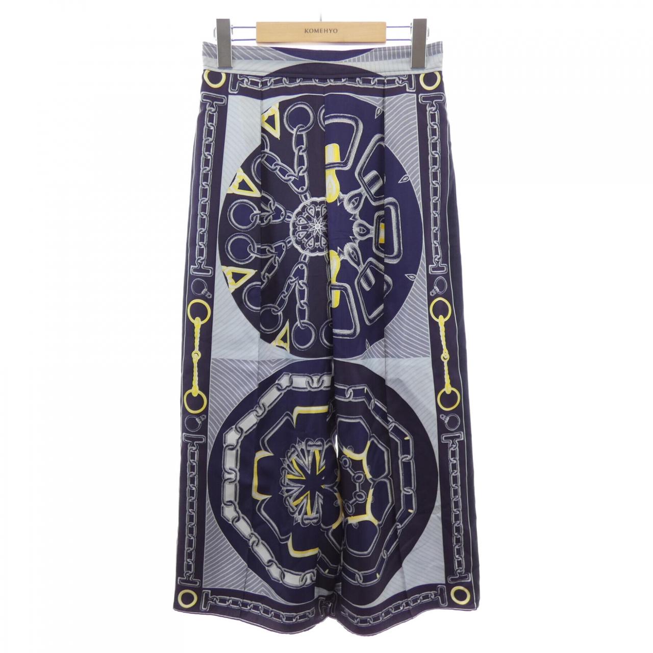 エルメス HERMES カレイドスコープエフェクト 4H0477DW ツイルレーヌ パンツ