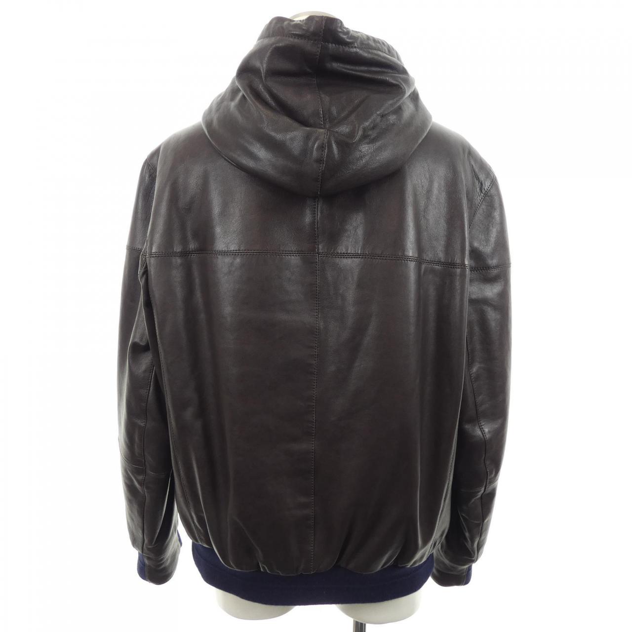 ブルネロクチネリ BRUNELLO CUCINELLI レザージャケット