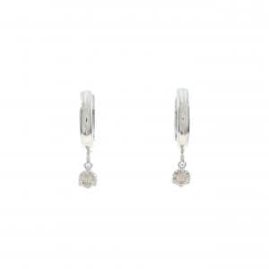 K18WG ダイヤモンド ピアス 0.20CT