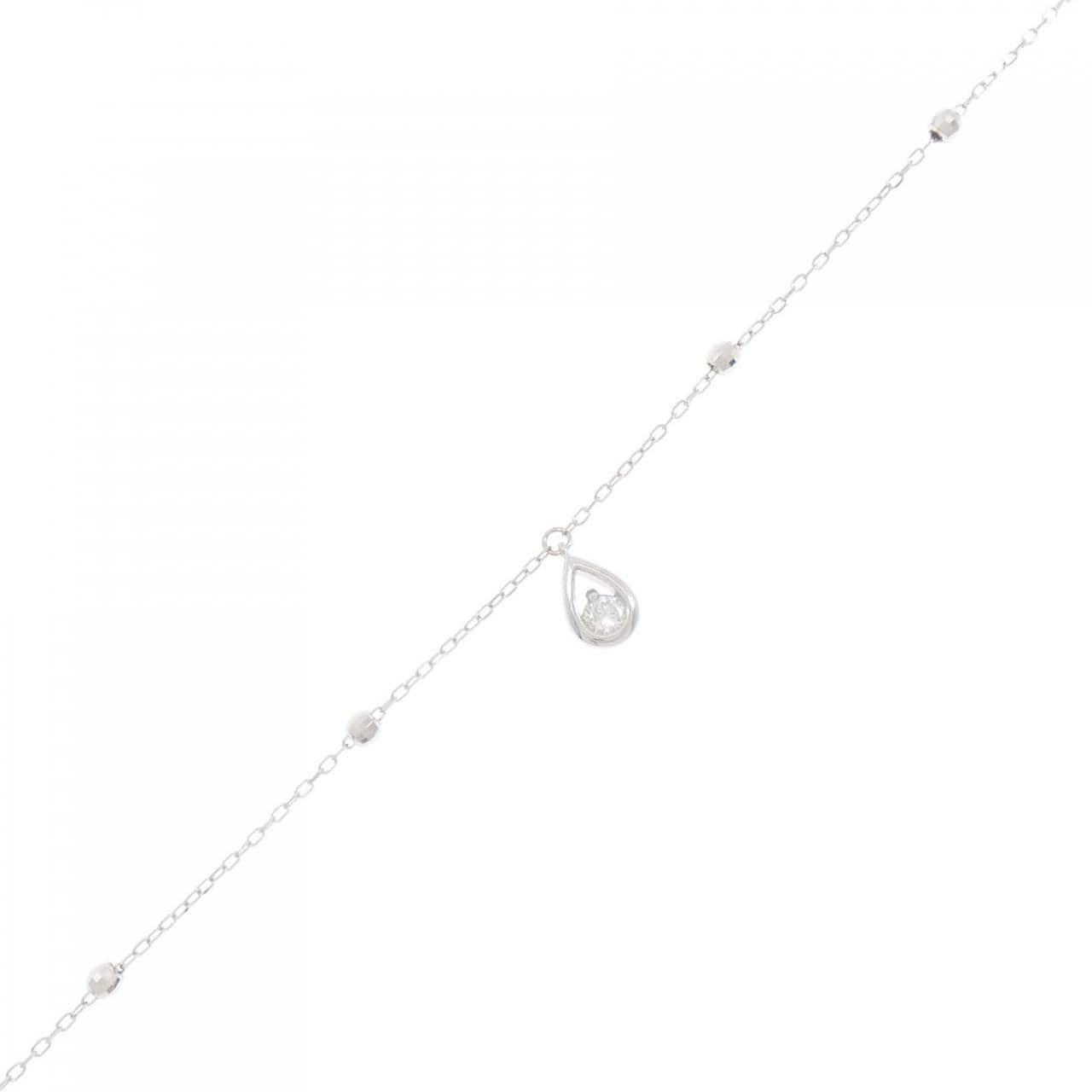 K18WG鑽石手鍊 0.05CT