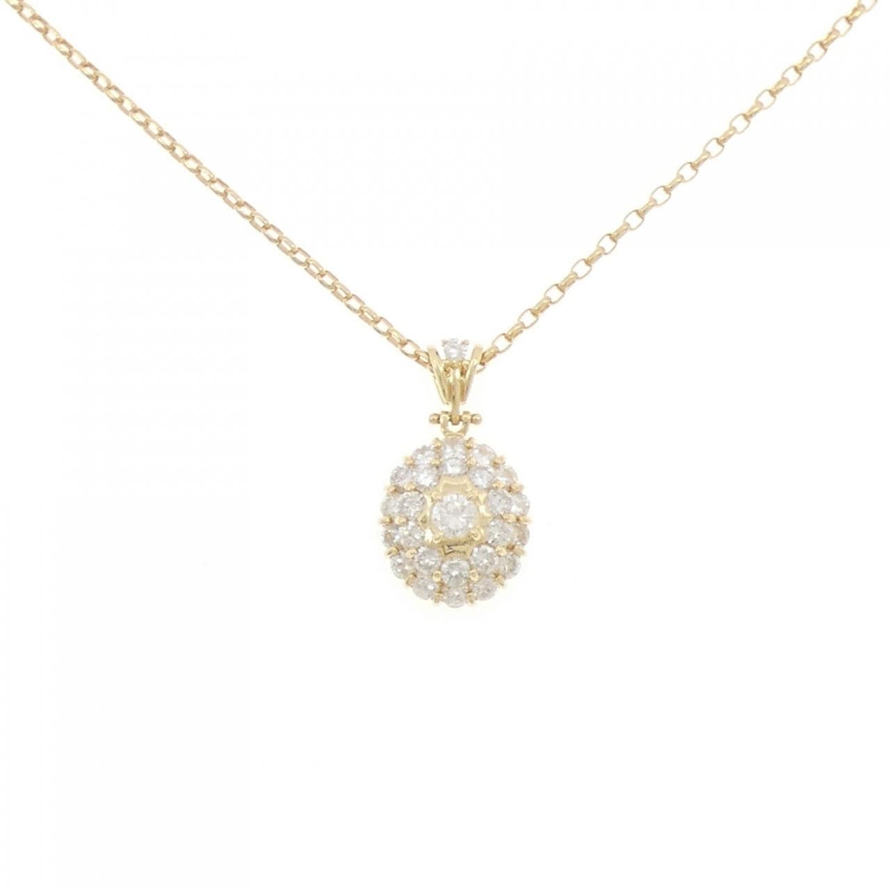K18YG ダイヤモンド ネックレス 1.50CT
