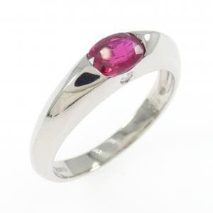 PT900 ルビー リング 0.635CT