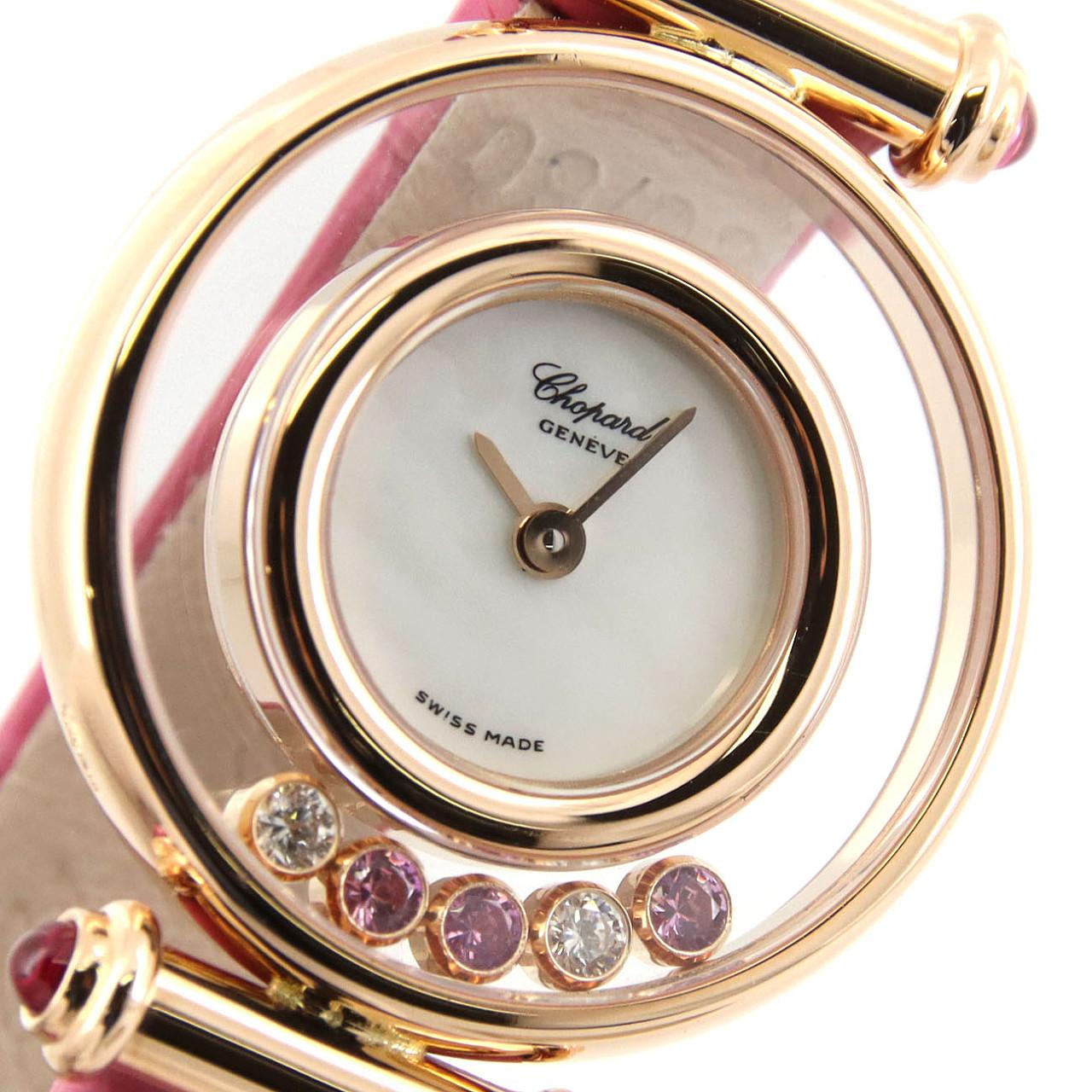 CHOPARD Happy钻石PG・2P&3PS 204780-5006 PG・RG石英