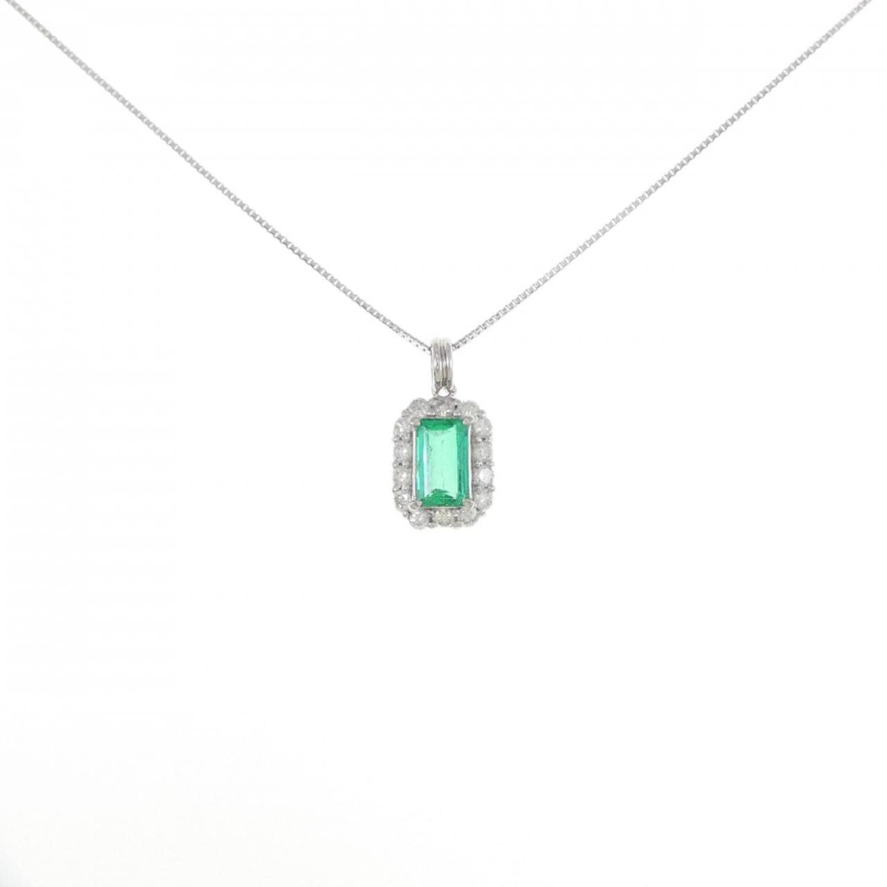 PT emerald necklace 0.50CT