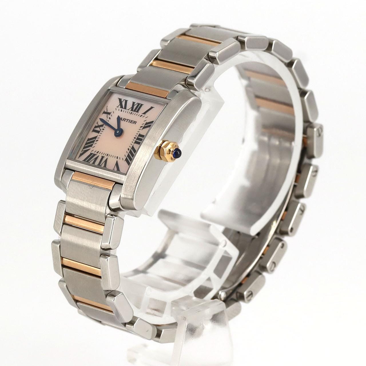 Cartier Tank Française SM PG Combi W51027Q4 SSxPG石英