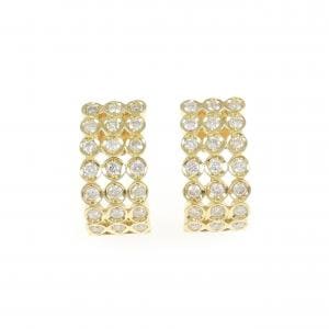 K18YG ダイヤモンド ピアス 0.91CT