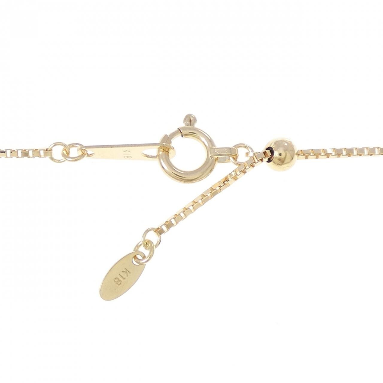 K18YG ダイヤモンド ネックレス 0.385CT D VVS2 ハートシェイプ