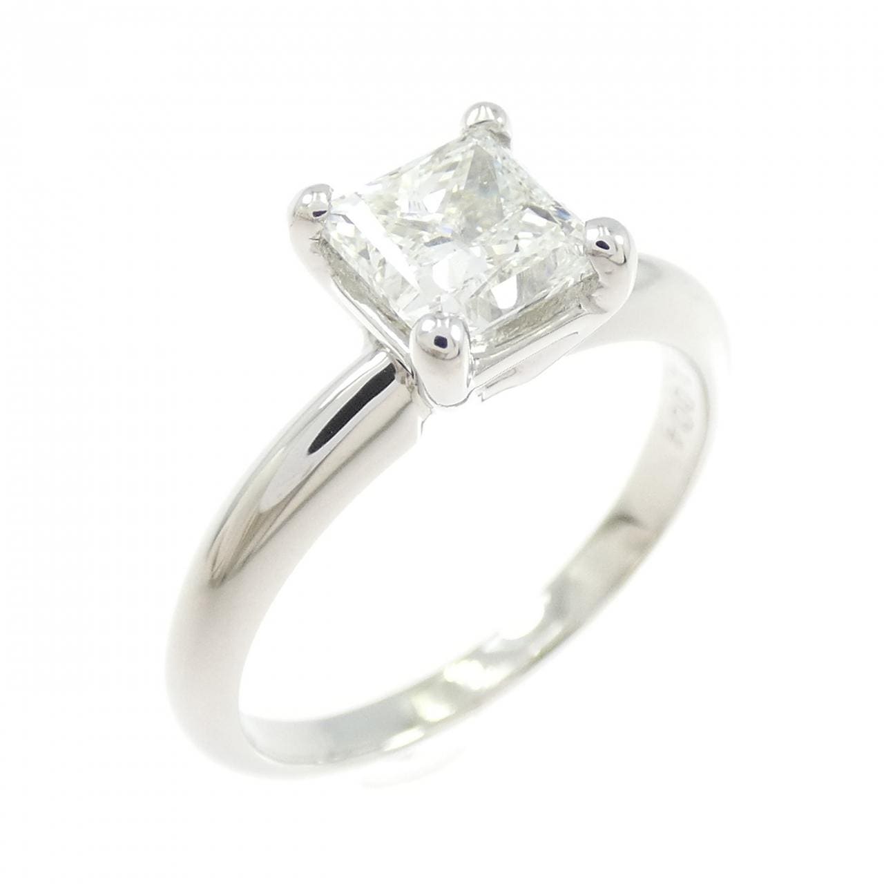 PT950 ダイヤモンド リング 1.004CT H SI2 ファンシーカット