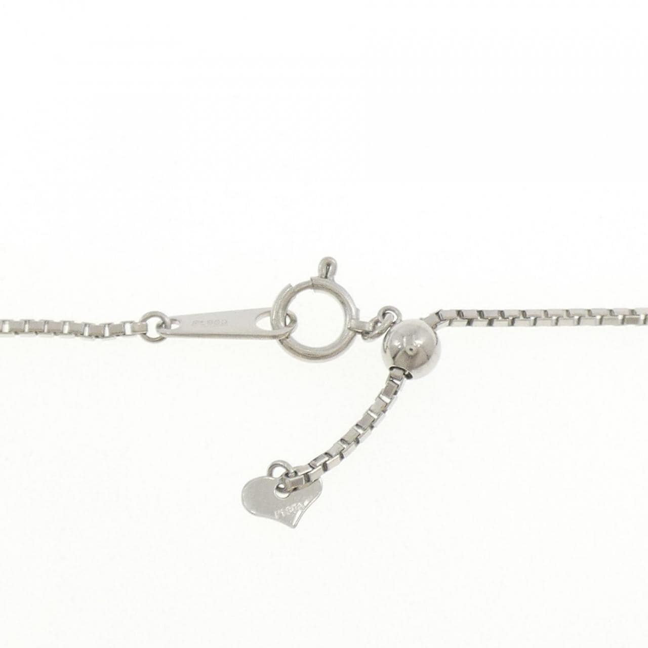 PT900/PT850 スリーストーン ダイヤモンド ネックレス 1.587CT