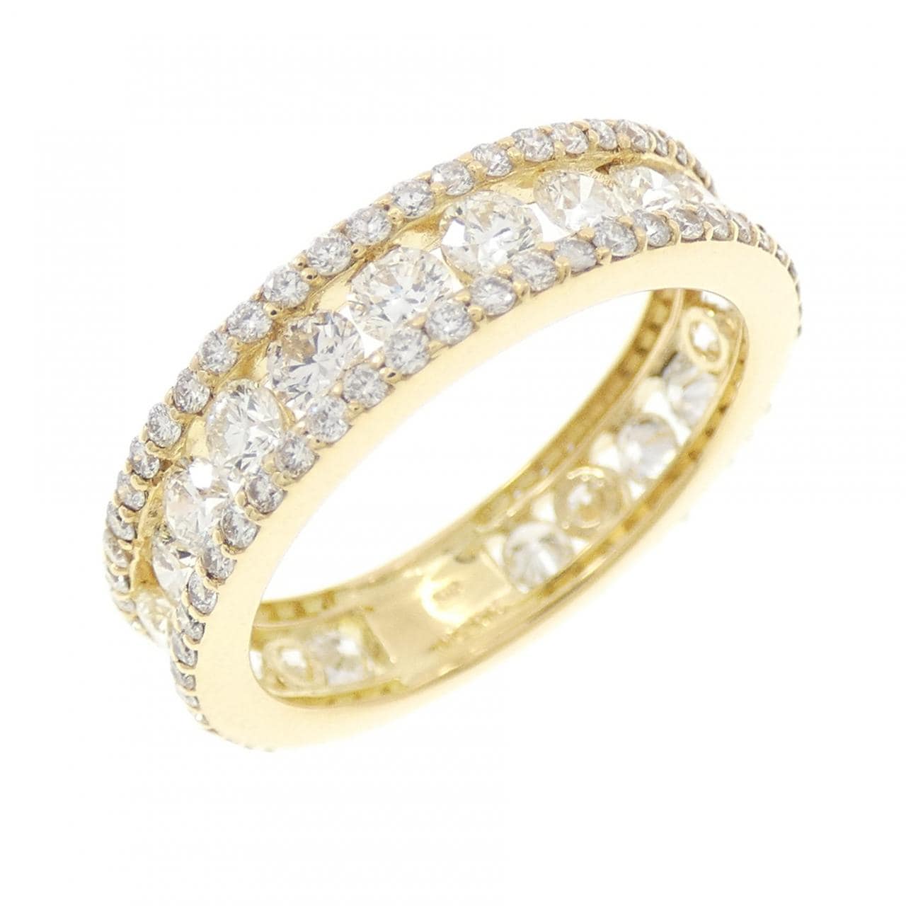 K18YG ダイヤモンド リング 2.00CT