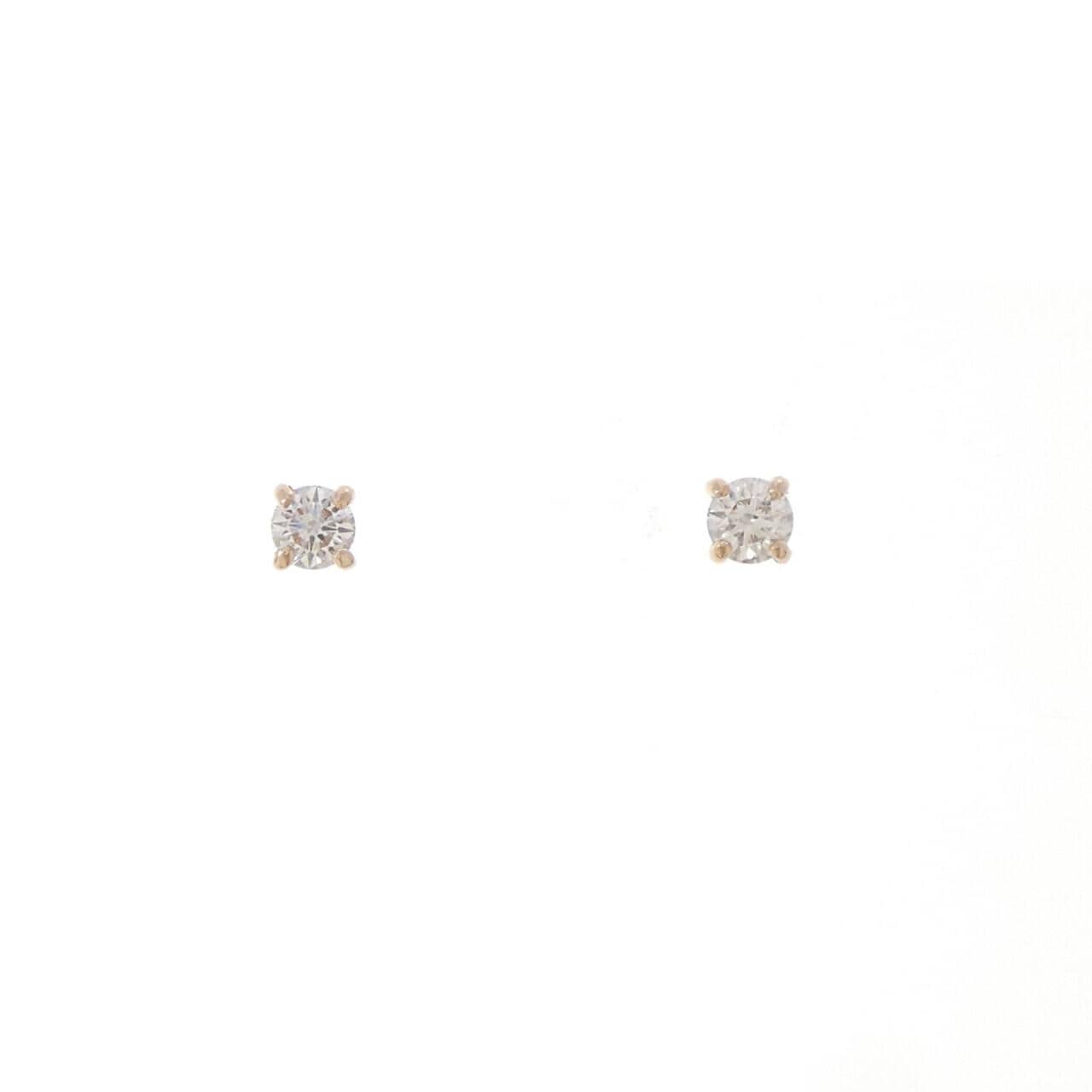 K18PG ダイヤモンド ピアス 0.20CT