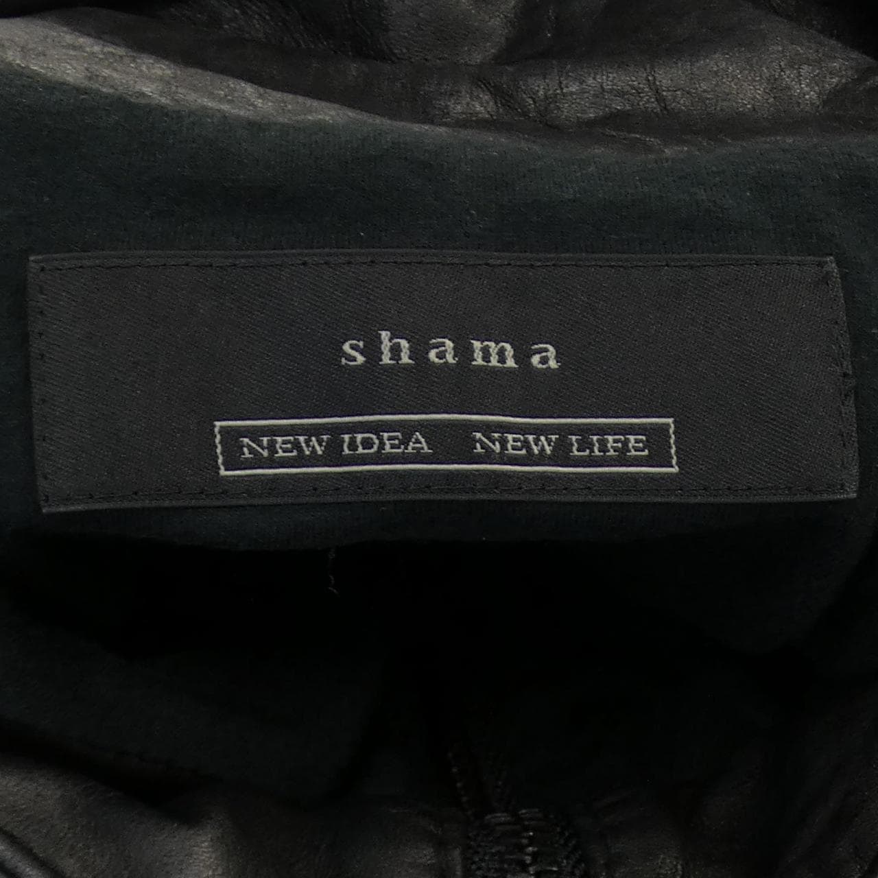 SHAMA レザーライダースジャケット
